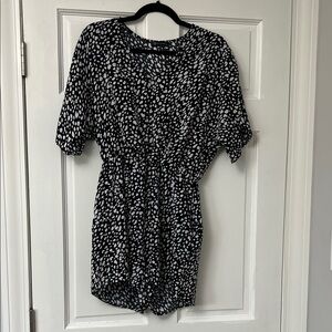 Prettygarden Black and White Romper